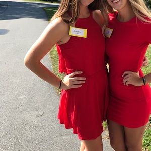 Red Express dress